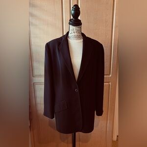 Classic Woman’s Brown Blazer Size 14
